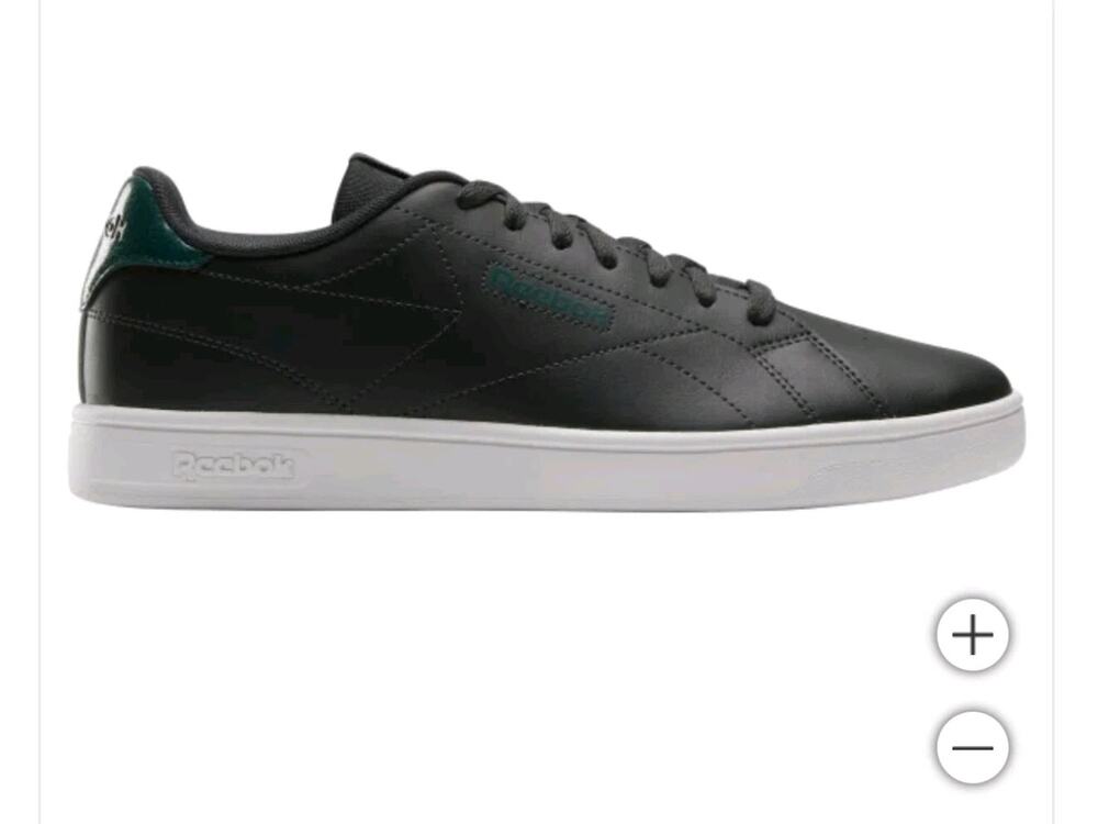 Reebok Court Clean Men's Tennis Sneakers Shoes Size 12 Black New With Box!